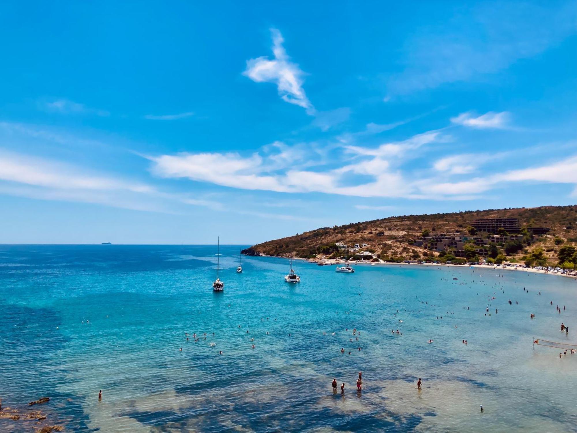 Sandy Beach Agia Marina  Luaran gambar